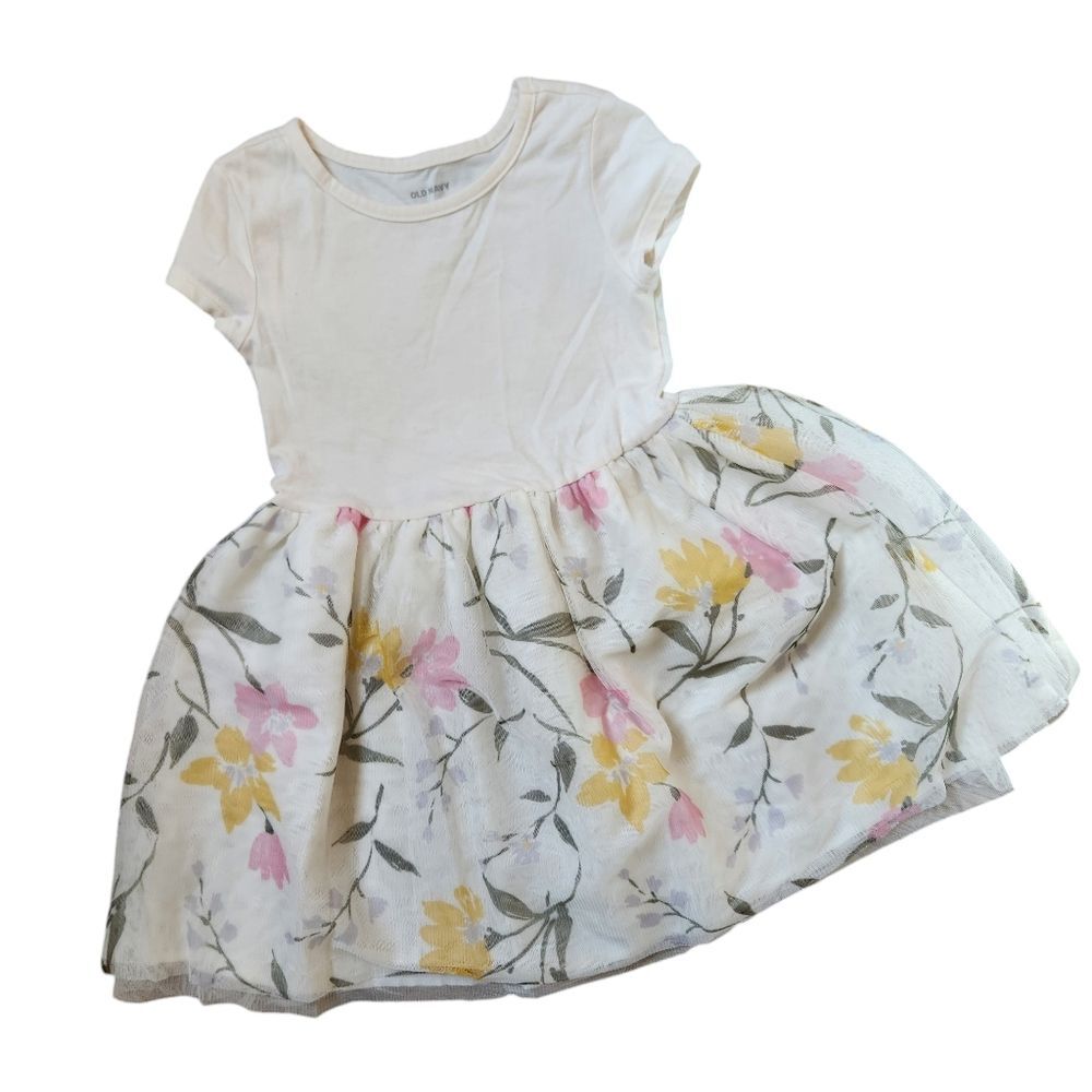 Old Navy Girls Short Sleeve Floral Dress Size 3T